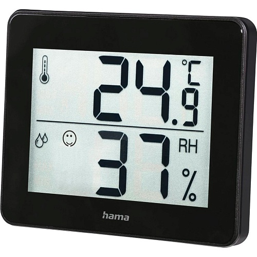 Термогигрометр Hama TH-130 Black (00186361)
