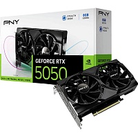 Відеокарта PNY GeForce RTX 5050 8GB Dual Fan (VCG50508DFXPB1) EU - придбати в Дніпрі, Україні: ціна, характеристики | інтернет-магазин TOUCH