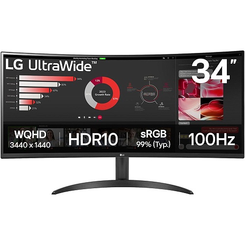 Монитор LG 34" 34WR50QK-B