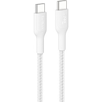 Кабель Belkin Boost Up Charge Pro Braided USB-C to USB-C 240W 2m White (CAB025HQ2MWH)