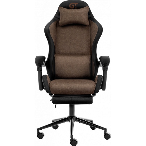 Геймерське крісло GT Racer X-2338 Fabric Brown/Black - придбати в Дніпрі, Україні: ціна, характеристики | інтернет-магазин TOUCH