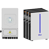 Система хранения энергии Deye SUN-5K-SG05 5kW + 3 АКБ RW-M6.1-B 18.4kWh (51.2V/120Ah/6144Wh)