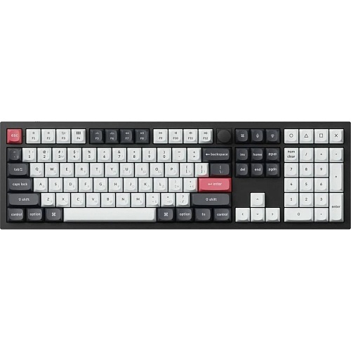 Клавиатура Keychron Q6 HE Magnetic Switch RGB UA Black (Q6H-M1-UA)