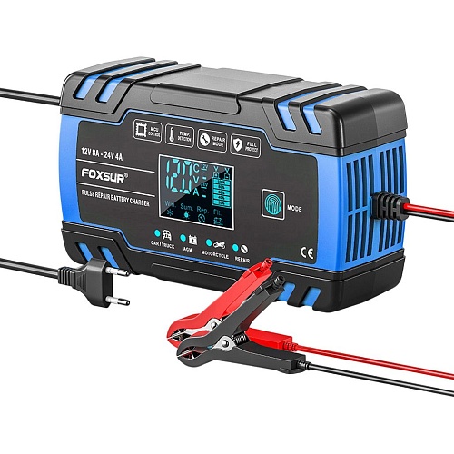 Зарядное устройство Foxsur FBC122408D Blue