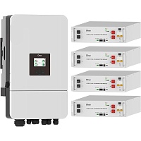 Система хранения энергии Deye SUN-10K-SG05LP3-EU-SM2 10kW + 4 АКБ SE-G5.1 Pro-B 20.48 kWh (51.2V/100Ah/5120Wh)