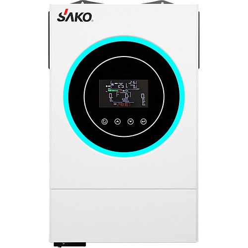 Гибридный солнечный инвертор SAKO Sunon V 6.5kW/48V+120A MPPT (42-00165)