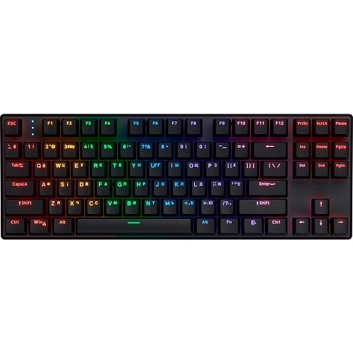 Клавиатура Hator Icefall Mecha TKL Wireless Rainbow Black (HTK287UA)