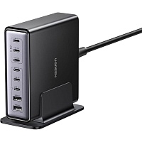 Сетевое зарядное устройство Ugreen X766 200W 8-Port Gan Desktop Fast Charger (55324)