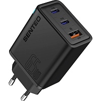 Мережевий зарядний пристрій Senteo Z-14 PD3.0+QC3.0 65W Black - придбати в Дніпрі, Україні: ціна, характеристики | інтернет-магазин TOUCH