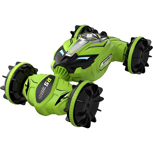 Машинка на радиоуправлении JJRC Q150 Twist Double-sided Transforming Climber Car Green