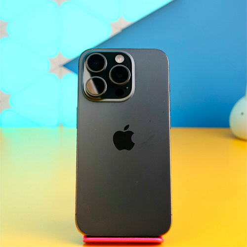 Смартфон Apple iPhone 15 Pro 128GB Black Titanium (MTUV3) Б/У - придбати в Дніпрі, Україні: ціна, характеристики | інтернет-магазин TOUCH