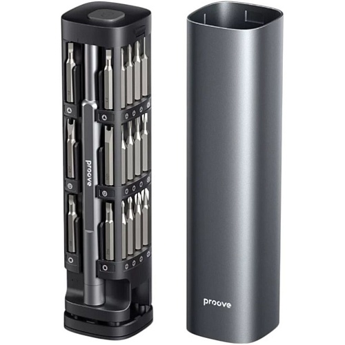 Викрутка з комплектом біт Proove Fixer 46in1 Grey (MTSF46000003) - придбати в Дніпрі, Україні: ціна, характеристики | інтернет-магазин TOUCH