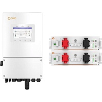 Система зберігання енергії Solis S6-EH1P6K-L-PLUS 6kW + 2 АКБ FelicityESS FLA48100UG1 10.2kWh (51.2V/100Ah/5120Wh) - придбати в Дніпрі, Україні: ціна, характеристики | інтернет-магазин TOUCH