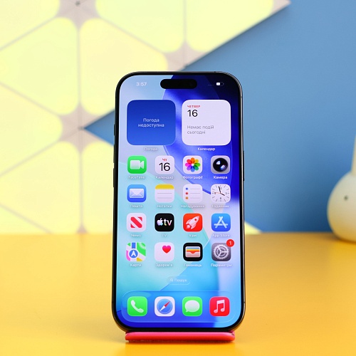 Смартфон Apple iPhone 16 Pro 128GB Black Titanium (MYND3) Б/У - придбати в Дніпрі, Україні: ціна, характеристики | інтернет-магазин TOUCH