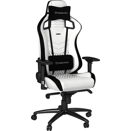 Геймерское кресло Noblechairs EPIC White/Black (NBL-PU-WHT-001)