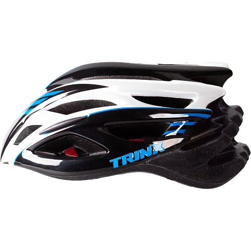 Велосипедный шлем Trinx TT03 59-60 см Black-White-Blue (TT03.black-white-blue)
