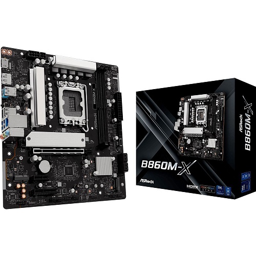 Материнська плата ASRock B860M-X  - придбати в Дніпрі, Україні: ціна, характеристики | інтернет-магазин TOUCH