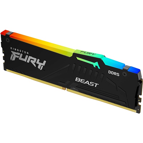 Мдуль пам'яті DDR5 Kingston FURY Beast RGB EXPO 64GB 5600MHz Black (KF556C36BBEA-64) - придбати в Дніпрі, Україні: ціна, характеристики | інтернет-магазин TOUCH