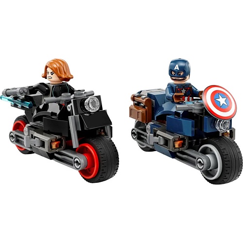 Конструктор LEGO Super Heroes Marvel Мотоциклы Черной Вдовы и Капитана Америка (76260)