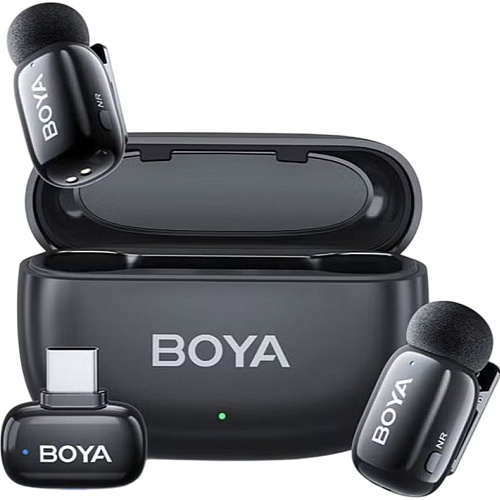 Микрофонная радиосистема Boya Mini 2-02 USB-C Black