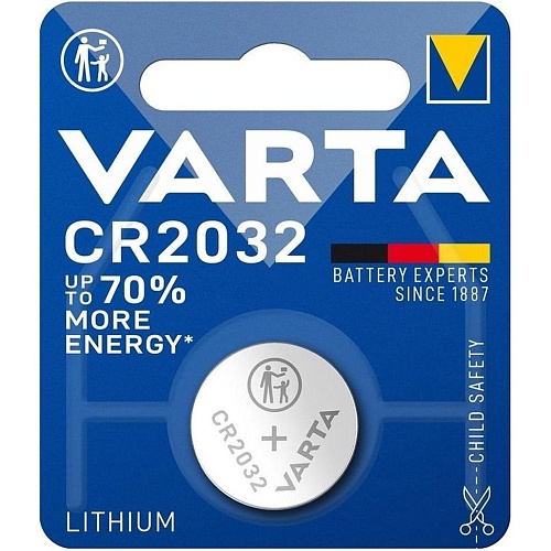 Батарейка Varta CR2032 Lithium - придбати в Дніпрі, Україні: ціна, характеристики | інтернет-магазин TOUCH