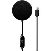Бездротовий зарядний пристрій Baseus Simple Mini2 Magnetic Wireless Charger 15W Black (CCJJ010001) - придбати в Дніпрі, Україні: ціна, характеристики | інтернет-магазин TOUCH