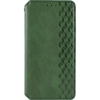 Чехол-книжка Rubic Leather Case для Redmi Note 13 Pro 5G/ Poco X6 5G Green