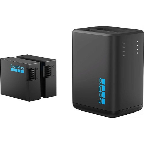 Зарядное устройство GoPro Dual Battery Charger + Enduro Battery 2шт для Hero 13 (AEDBD-201-EU) 