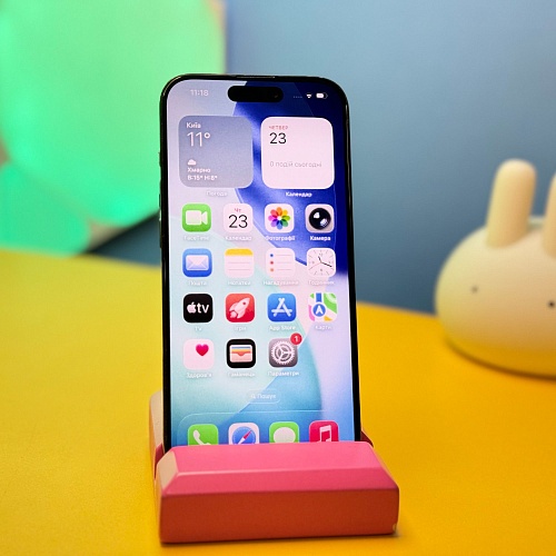 Смартфон Apple iPhone 15 Pro 256GB Black Titanium (1941) Б/У