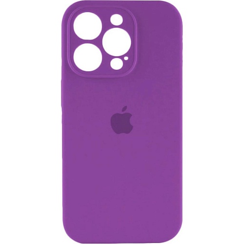 Чехол Silicone Case Camera Protect для Apple iPhone 16 Pro Max Purple AA