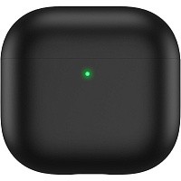 Чехол AhaStyle Ultra-Thin Colorful Silicone Case для Airpods 4 Black (CP-WG172-BK)