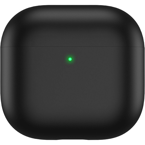 Чехол AhaStyle Ultra-Thin Colorful Silicone Case для Airpods 4 Black (CP-WG172-BK)