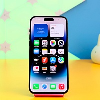 Смартфон Apple iPhone 14 Pro Max 128GB eSIM Space Black (MQ8N3) Б/У