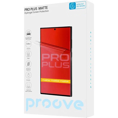Гідрогелева захисна плівка Proove Hydrogel Screen Protection Pro Plus Size S Matte (GGPP22001150) - придбати в Дніпрі, Україні: ціна, характеристики | інтернет-магазин TOUCH