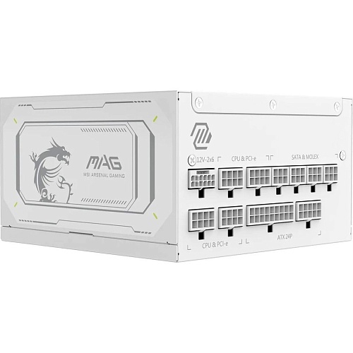 Блок питания MSI MAG A1000GL 1000W PCIE5 White