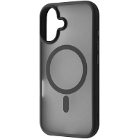 Чехол WAVE Matte Insane Magnetic Ring with MagSafe для Apple iPhone 16 Black