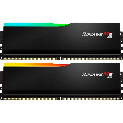 Модуль памяти DDR5 G.Skill Ripjaws M5 RGB 2x32GB 6800MHz Black (F5-6800J3445G32GX2-RM5RK)