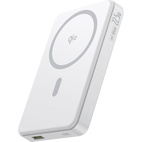 Внешний аккумулятор Baseus Airpow II Qi2 10000mAh 22.5W White (P10080000213-00) 