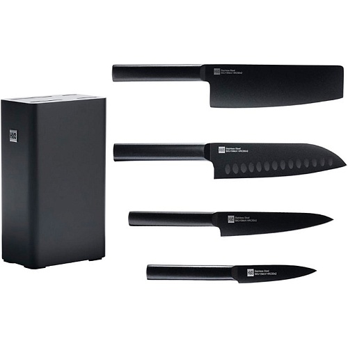 Набір ножів HuoHou Set of Knives with Stand 5 in 1 (HU0076) Уцінка - придбати в Дніпрі, Україні: ціна, характеристики | інтернет-магазин TOUCH