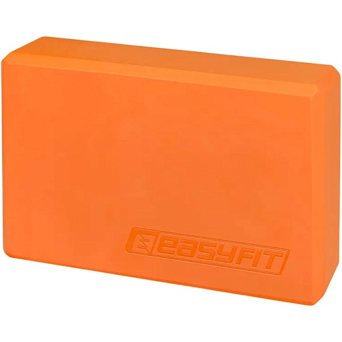Блок для йоги EasyFit EVA Orange (EF-1818-OR)