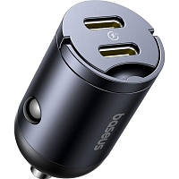 Автомобільний зарядний пристрій Baseus Tiny Star Mini 30W Black (C00035001121-03) - придбати в Дніпрі, Україні: ціна, характеристики | інтернет-магазин TOUCH