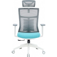 Офисное кресло OfficePro Balance OC550-W-DG-BL White/Dark Gray/Blue