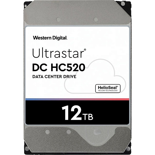 Жесткий диск 3.5" WD Ultrastar DC HC520 (He12) 12TB SATA 256MB (HUH721212ALE604/0F30146)
