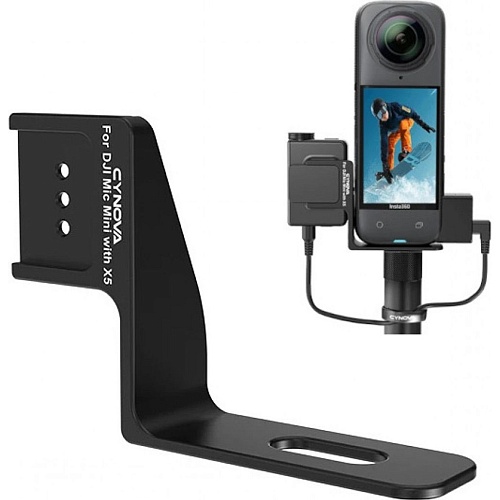 Крепление Cynova C-X5-CS03 для приемника DJI Mic Mini на экшн-камеры Insta360 X5