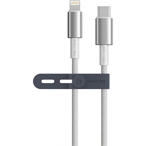 Кабель Senteo SM-08 Infinity Series USB-C to Lightning 30W 1.2m White