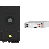 Система хранения энергии Deye SUN-6K-SG03 Black 6kW + АКБ SE-G5.1 Pro-B 5.1kWh (51.2V/100Ah/5120Wh)