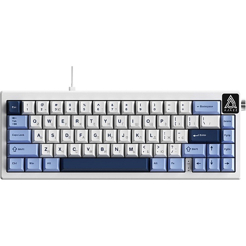Клавиатура Ajazz AK650 Sea Salt Switch White/Blue (AK650-SS-BWB)