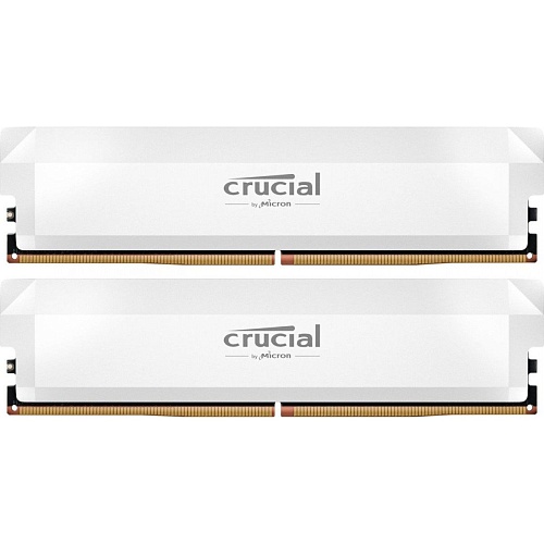 Модуль памяти DDR5 Crucial 2x16GB 6000MHz Pro OC White (CP2K16G60C36U5W)