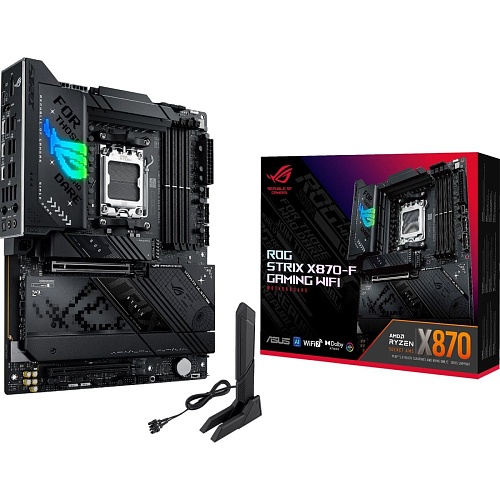 Материнська плата Asus ROG Strix X870-F Gaming WIFI (90MB1IV0-M0EAY0) - придбати в Дніпрі, Україні: ціна, характеристики | інтернет-магазин TOUCH