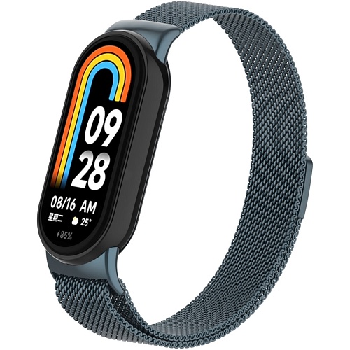 Ремешок ArmorStandart Milanese Magnetic Band для Xiaomi Smart Band 8 / 9 / 10 Titanium Grey (ARM69918)